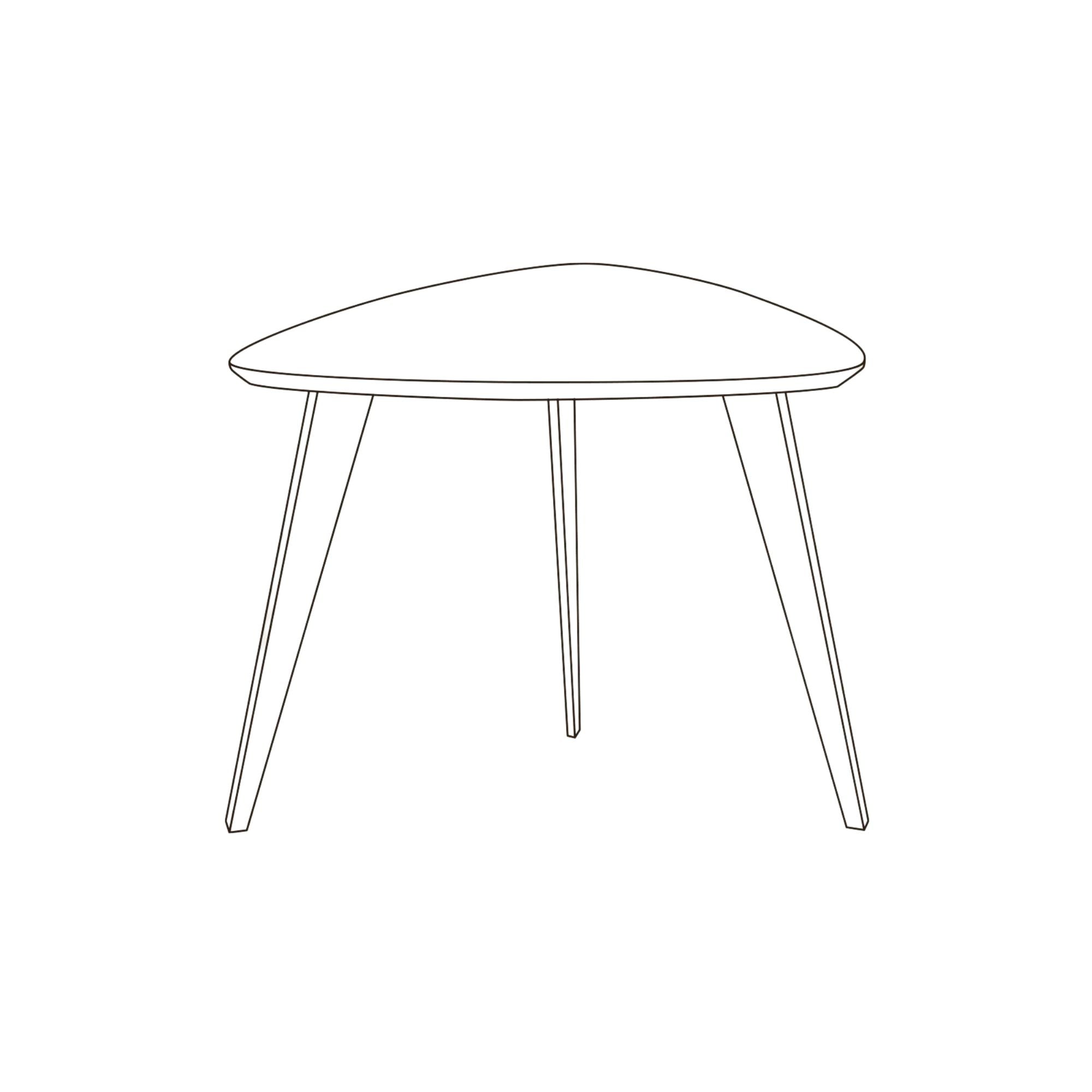 366 Concept, Table basse triangulaire