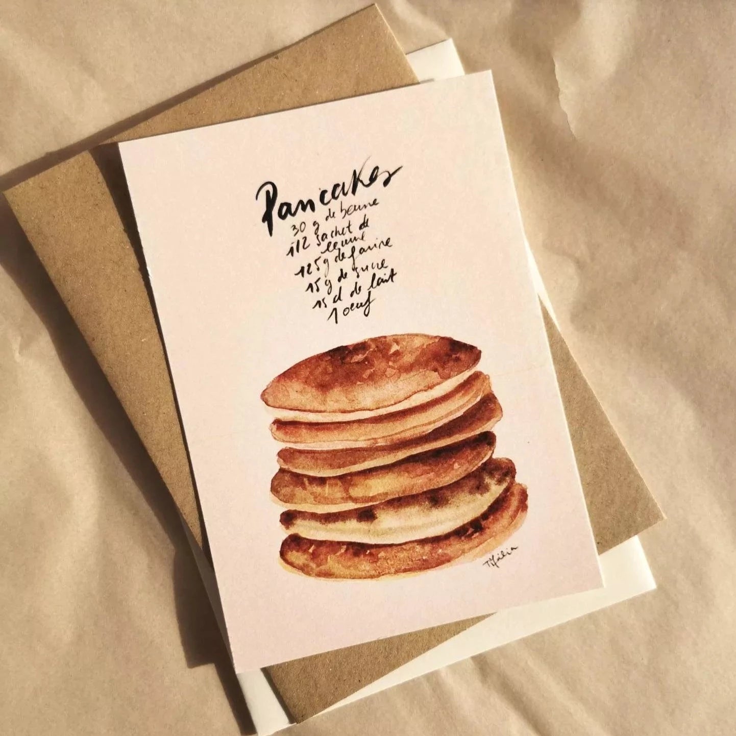 Carte Tifalia - Recette "Pancakes"