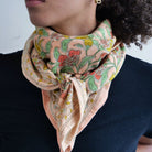 Grand Foulard Indien Bonheur du Jour - Bohemian Pink