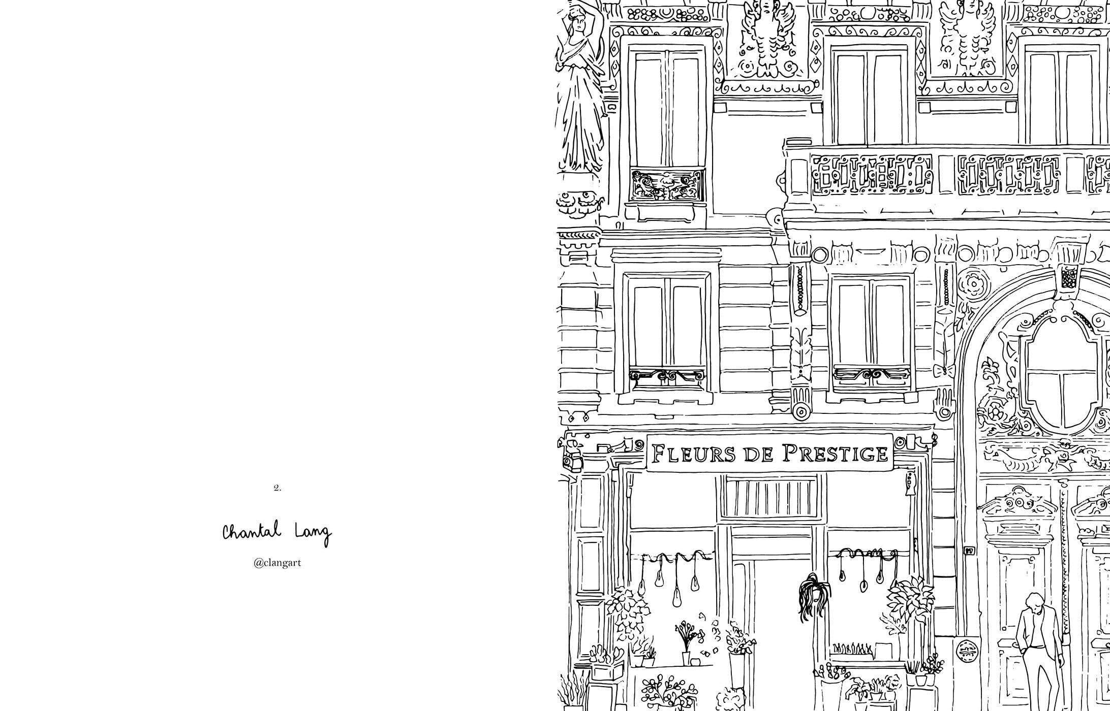 Zoé de Las Cases, Cahier de coloriage Paris