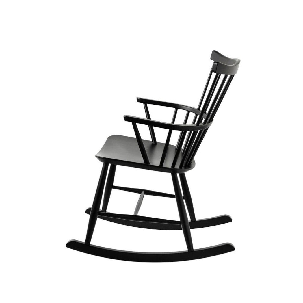 Rocking Chair en hêtre FDB Møbler - J52G Noir