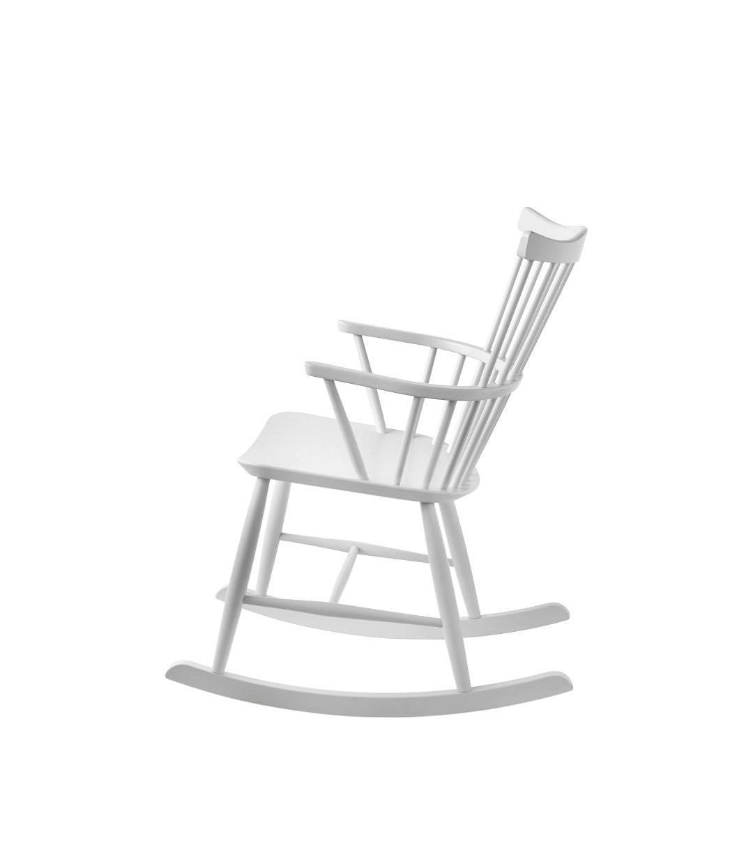 Rocking Chair en hêtre FDB Møbler - J52G Blanc