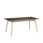 Table à manger FDB Møbler - C35B Chêne, Noir