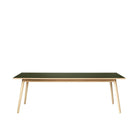 Table à manger FDB Møbler 220 x 95 cm- C35C Chêne vernis, Olive