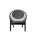 Fauteuil en chêne Jørna FDB Møbler - J166 Noir, Gris foncé