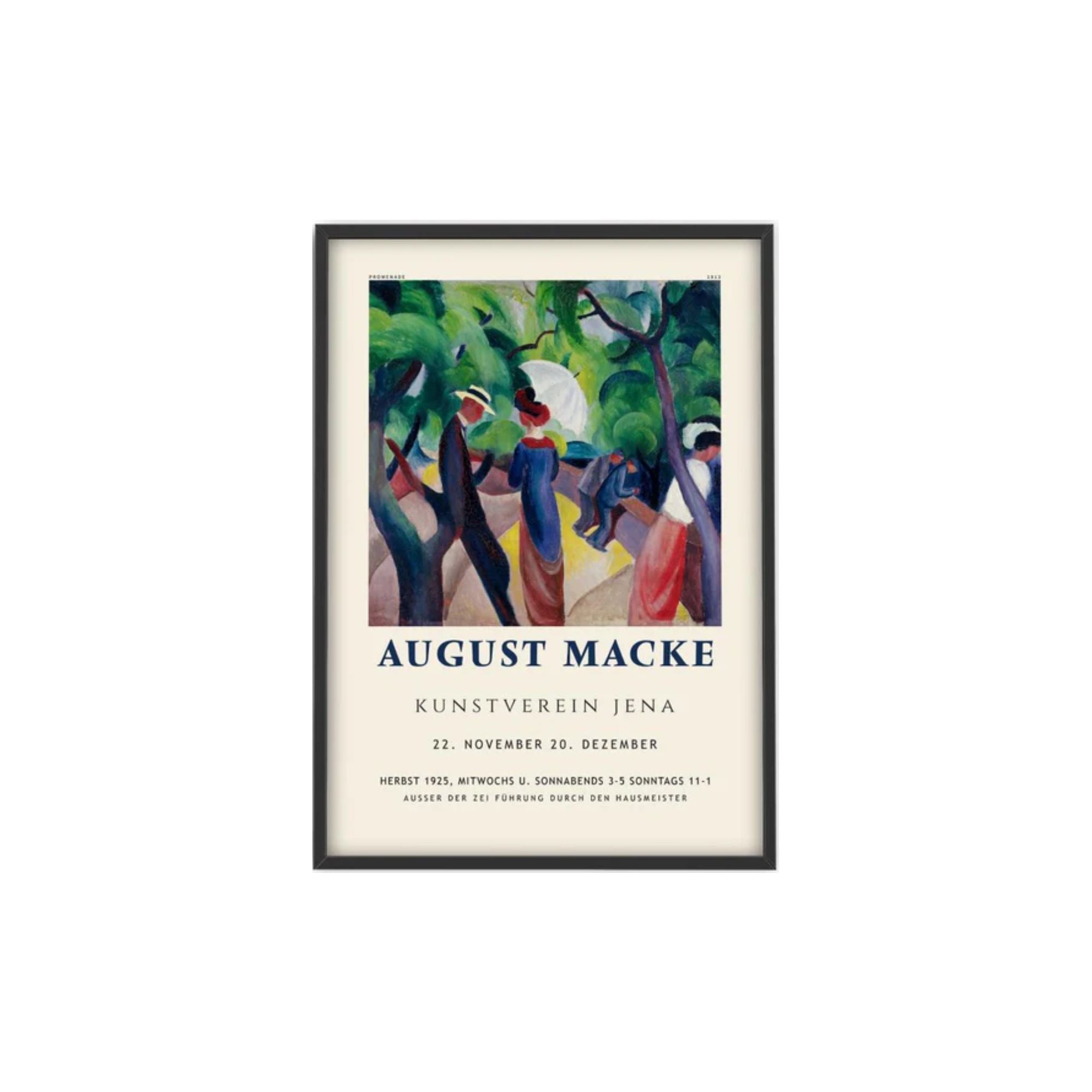 Affiche PSTR Studio - August Macke, Promenade