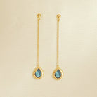 Agape Studio, Boucles d'oreilles - Lysia Bleu