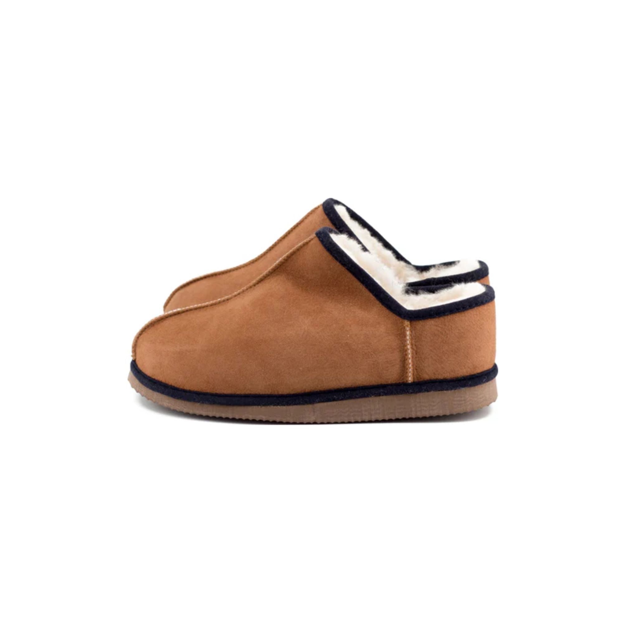 Artisan Sabots fourres en laine de peau de mouton Nad Yut