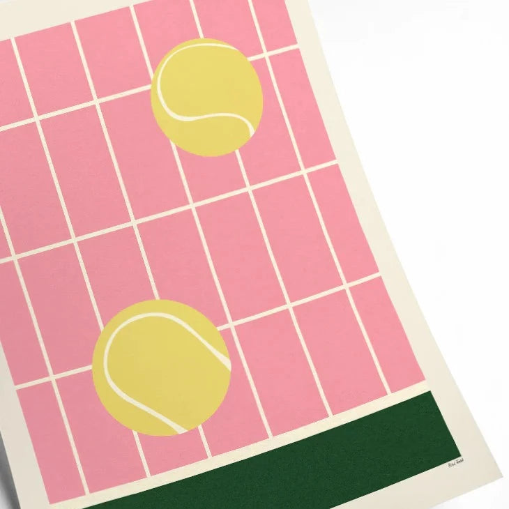 Affiche PSTR studio - Rosi Feist, Tennis Court