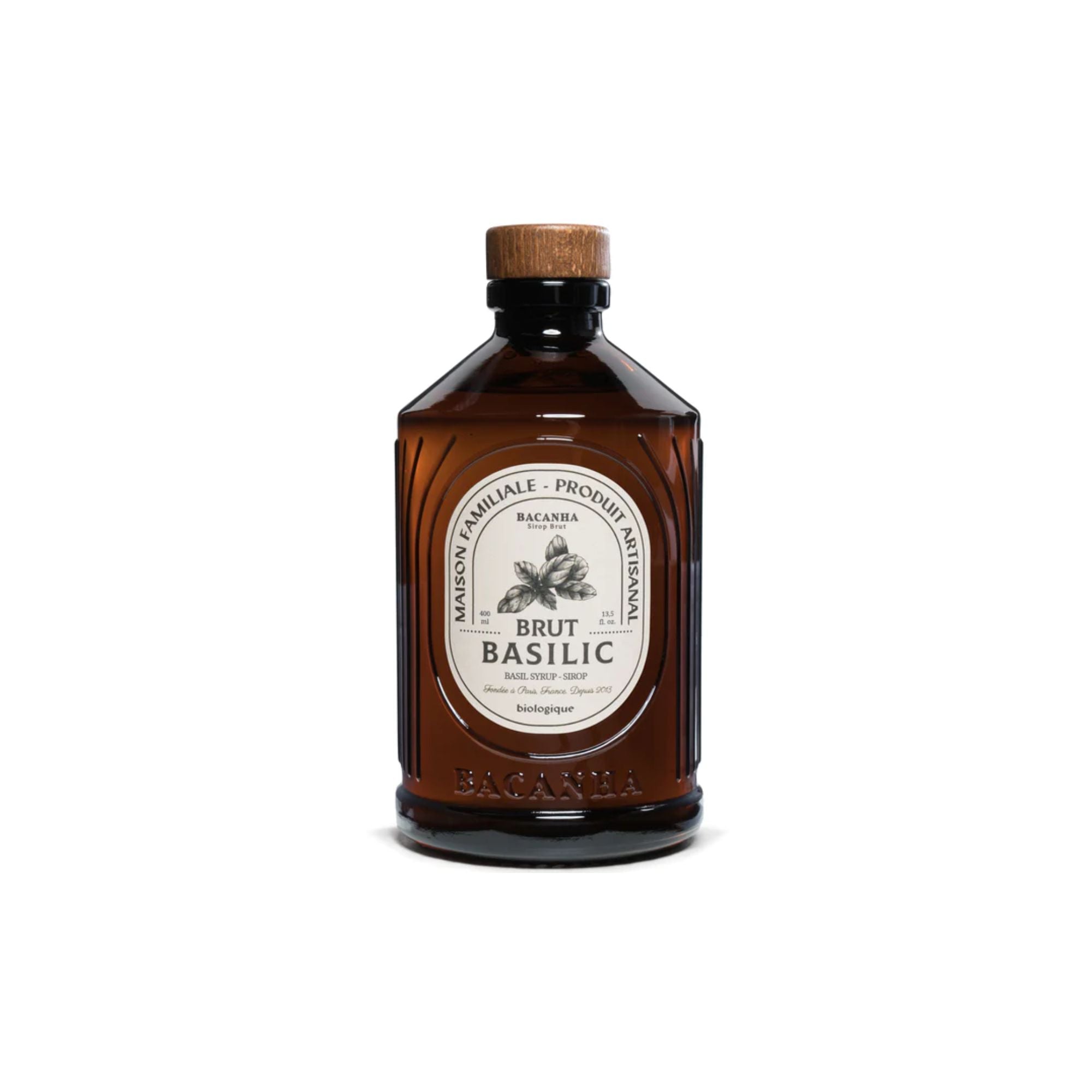 Bacanha, Sirop bio brut - Basilic