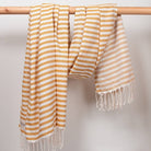 Bohemia, Fouta Sorento 100 x180 cm - MoutardeBohemia, Fouta Sorento 100 x180 cm - Moutarde