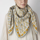 Bonheur du jour, Grand Foulard Indien - Absynthe Vert de Gris