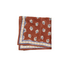 Bonheur du jour, Grand Foulard Indien - Belsa Terracotta