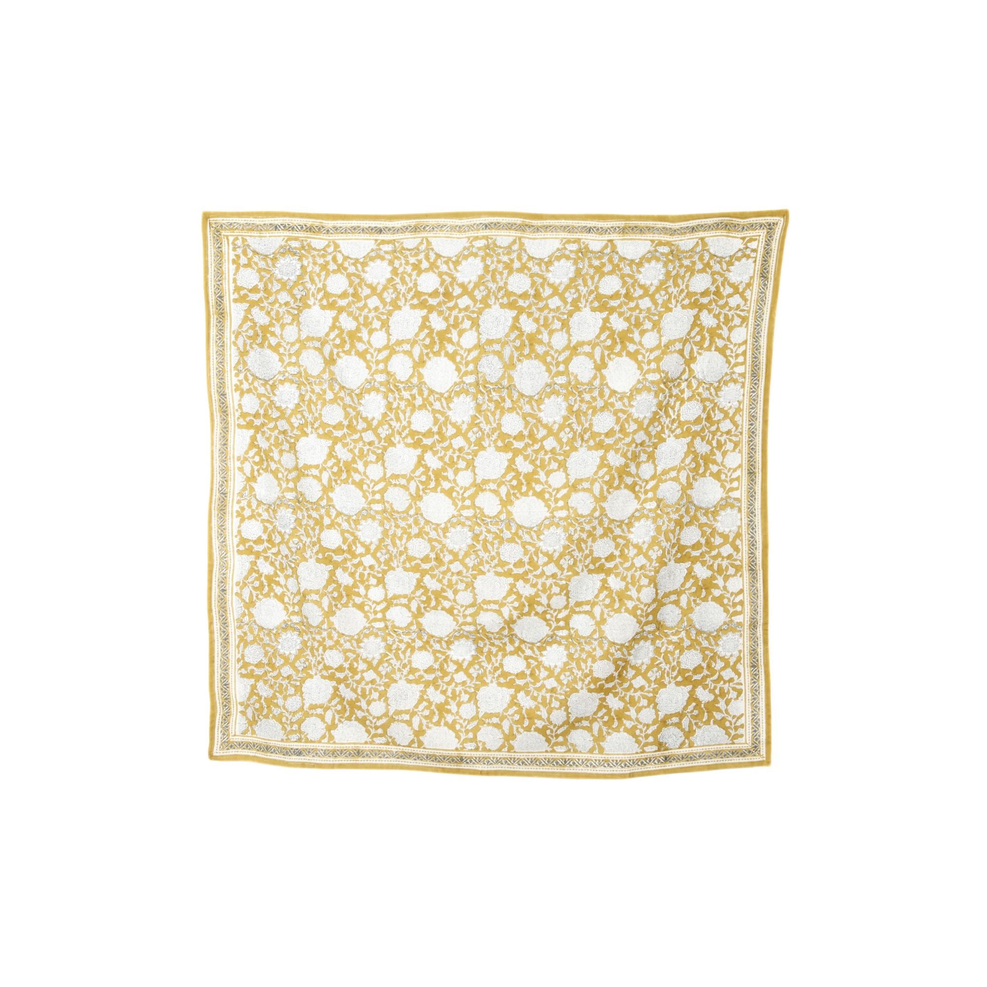 Bonheur du jour, Grand Foulard Indien - Tupia Absynthe