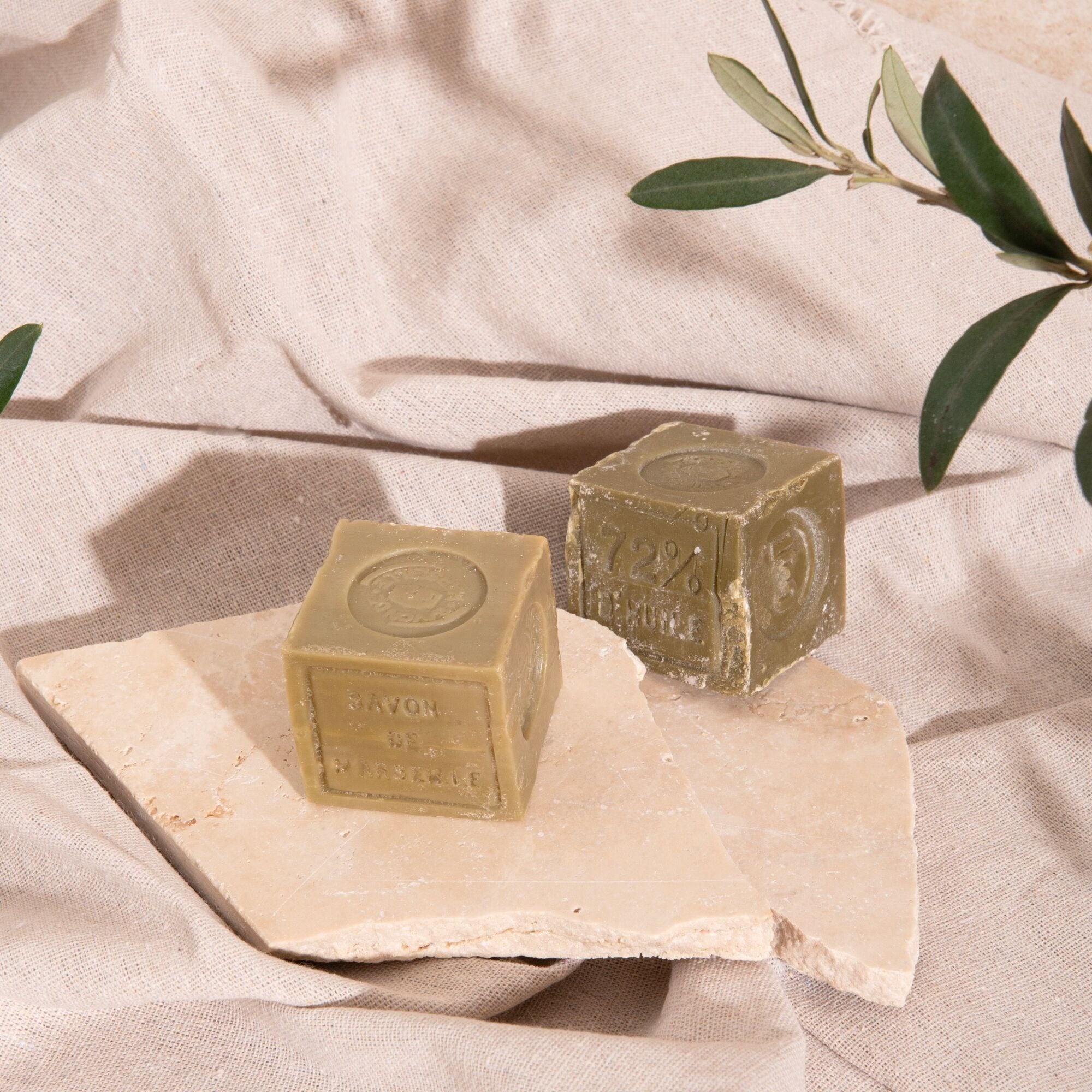 Chamarrel, Savon cube de Marseille - Olive