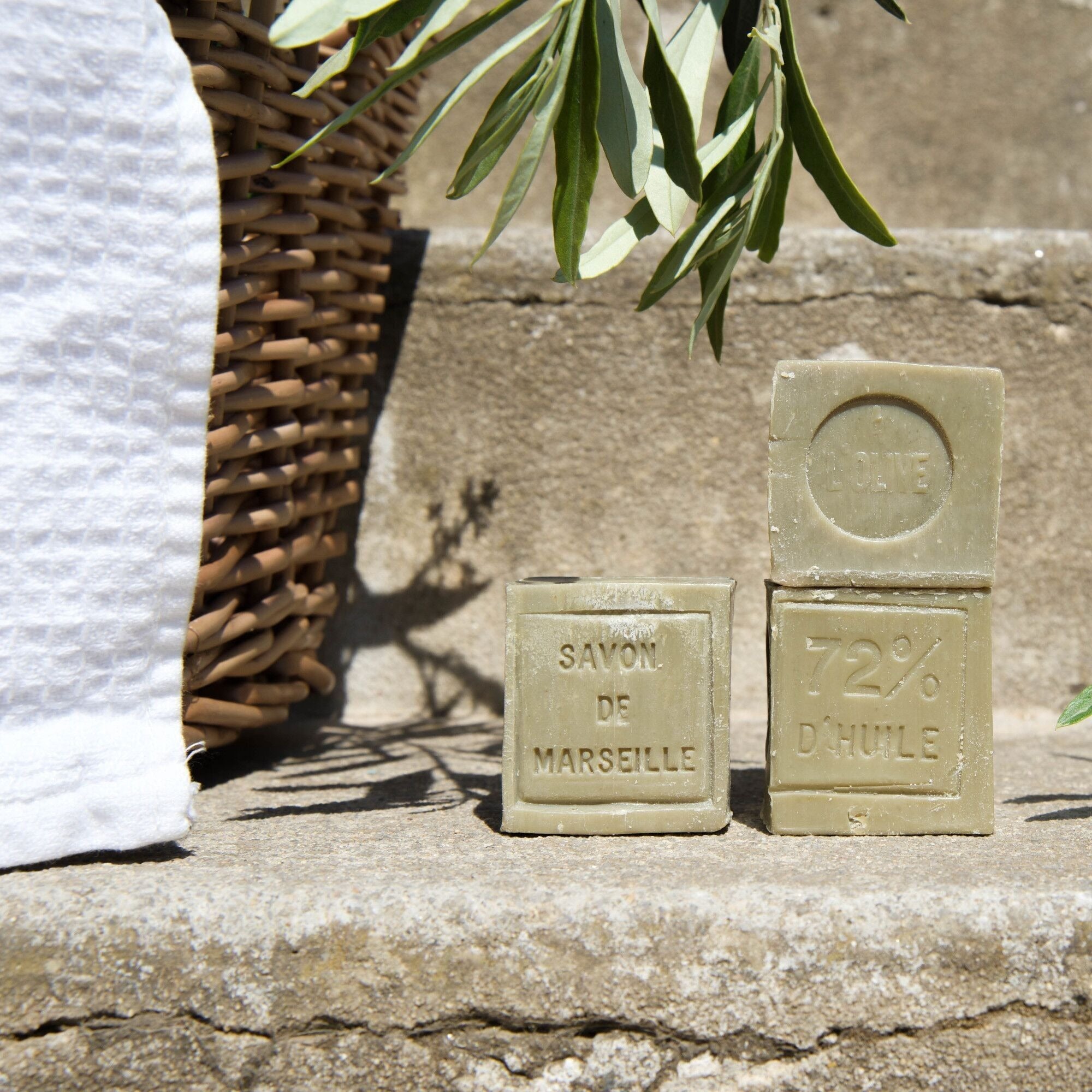 Chamarrel, Savon cube de Marseille - Olive