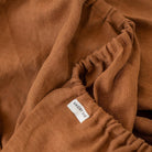 Drap housse en lin Magic Linen - Cinnamon