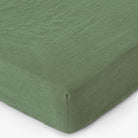 Drap housse en lin Magic Linen - Forest green