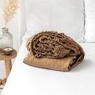 Drap housse en lin Magic Linen - Latte