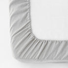 Drap housse en lin Magic Linen - Light gray