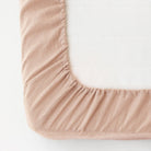 Drap housse en lin Magic Linen - Peach