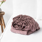 Drap housse en lin Magic Linen -  Woodrose