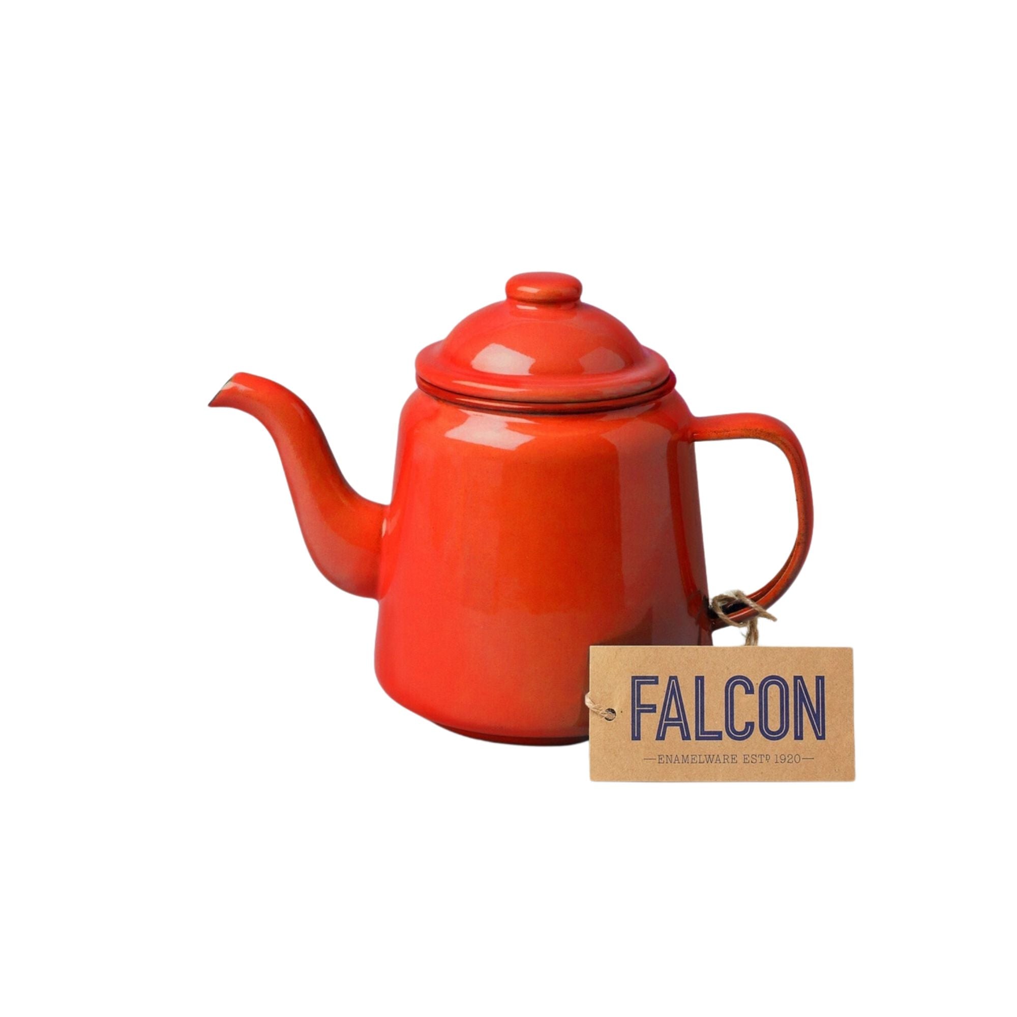 Falcon Enamelware, Théière - Rouge