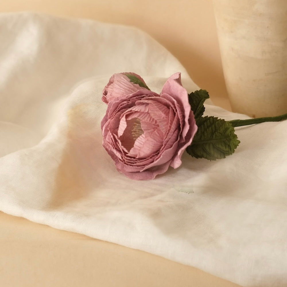 Flowrette, Rose Queen en papier - Mauve