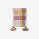 Fouta en coton recyclé Madam Stoltz - Multi Rose