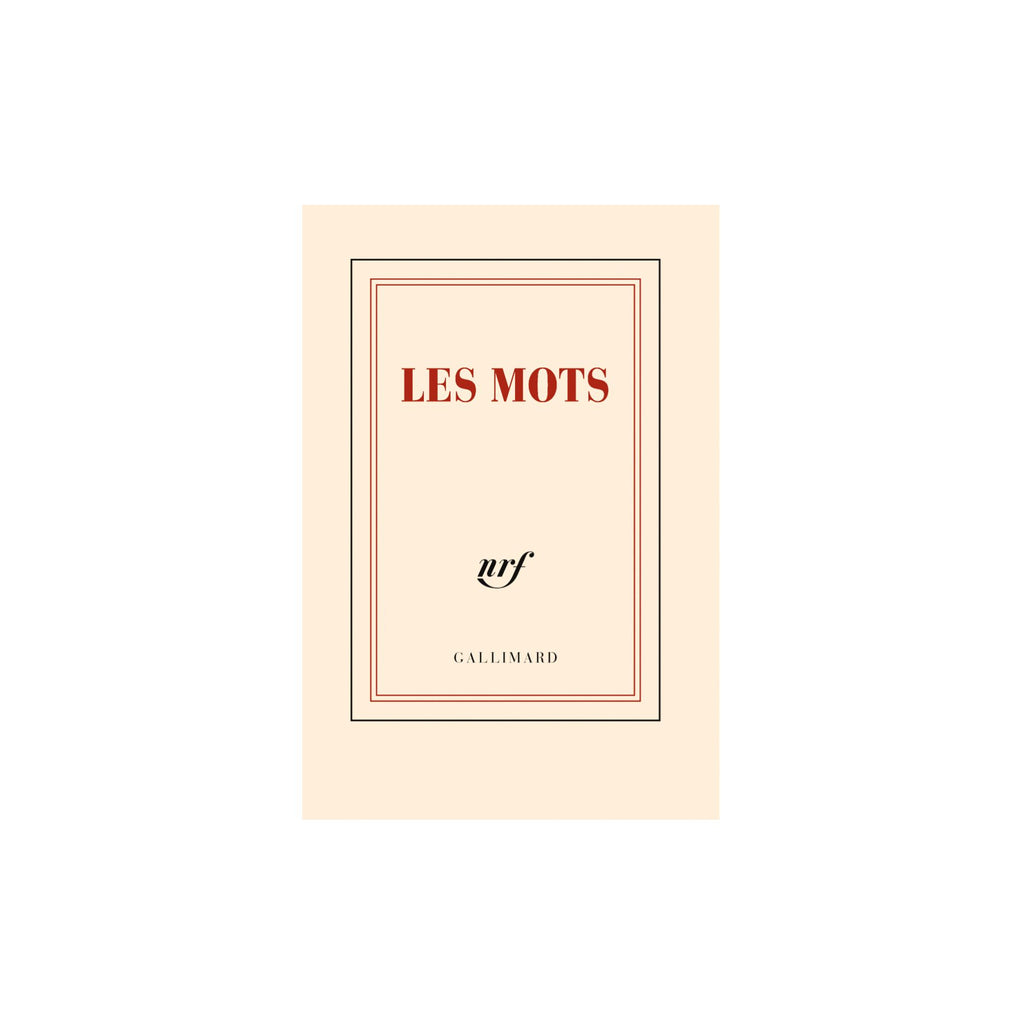 Gallimard, Carnet de poche- Les Mots