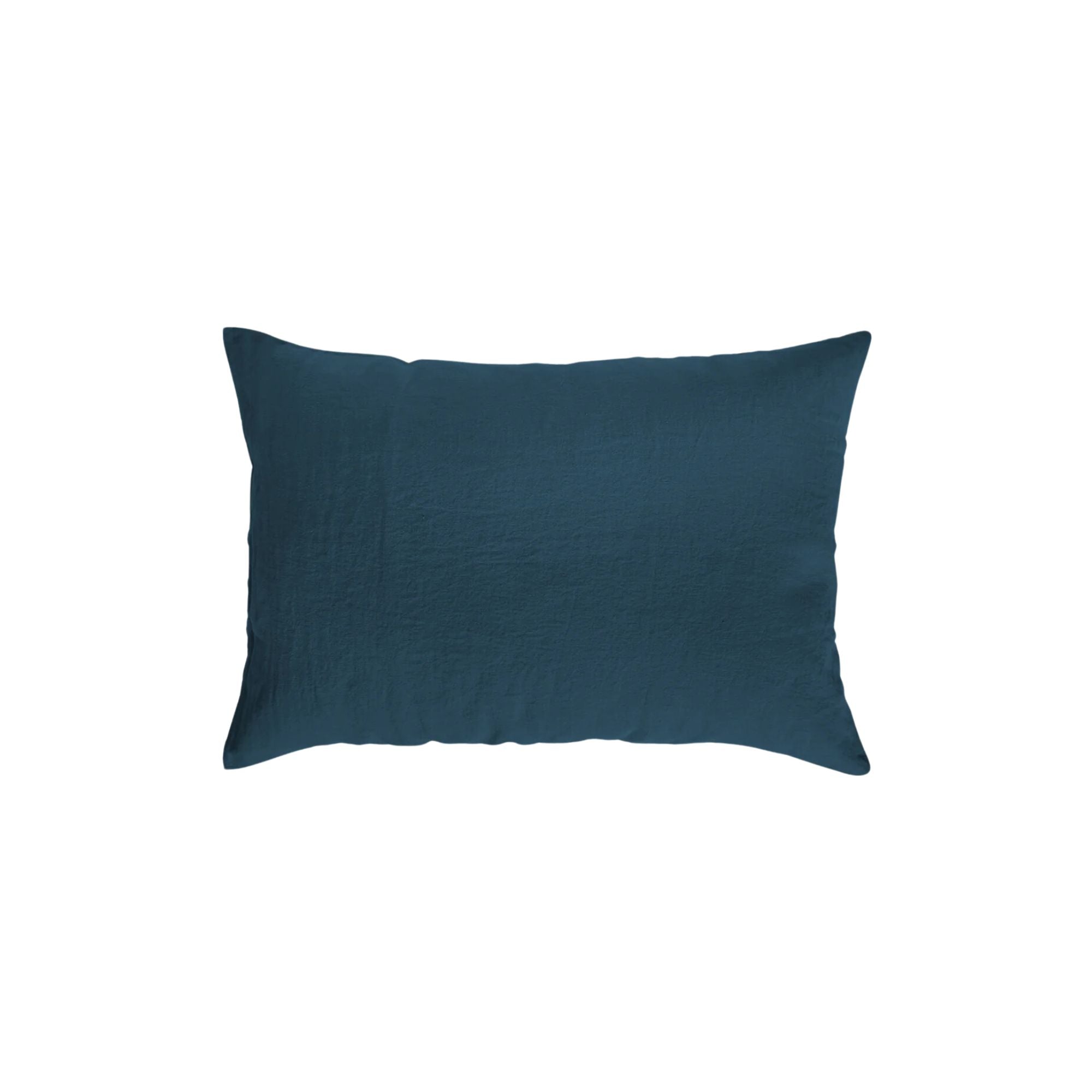 Haomy , Housse de coussin- Viti Bleu de Prusse- Rectangle 40 x 60 cm