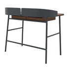 Hartô, Bureau en noyer Victor - Gris ardoise