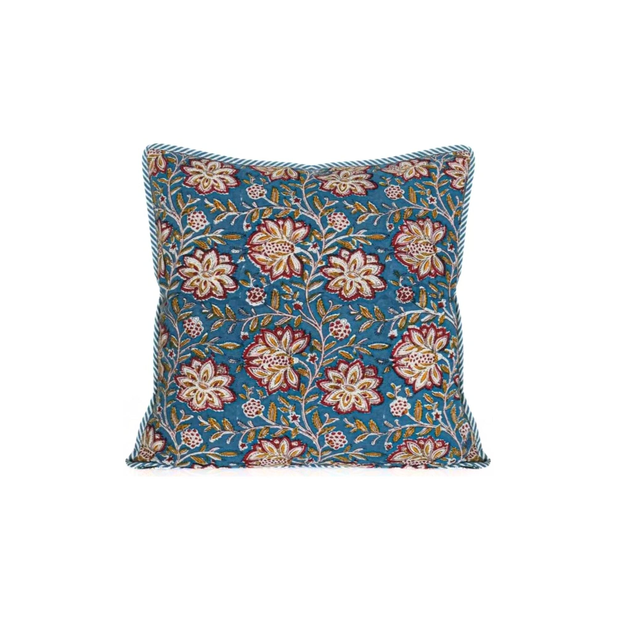 Housse de coussin Jamini Design - Louise Vert Pin - Carré 40x40