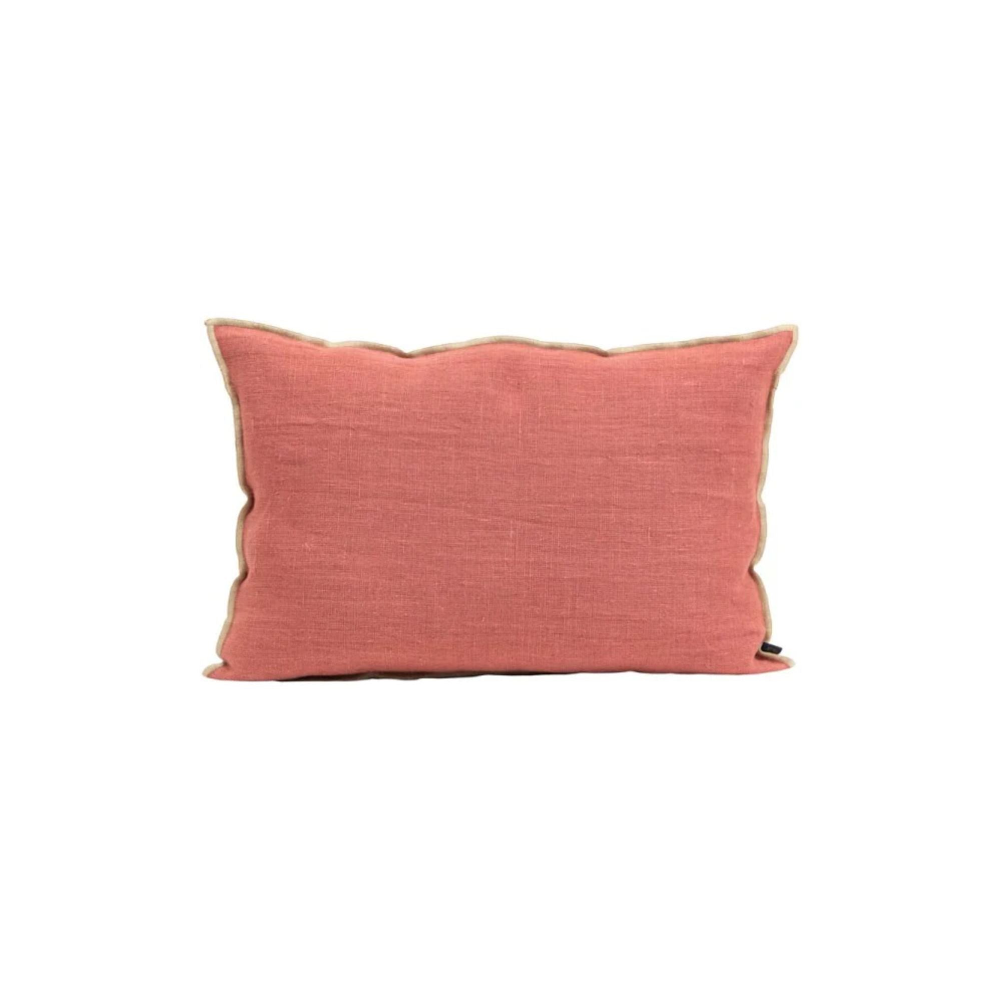 Housse de coussin Haomy - Chennai Bois de rose - Rectangle 40 x 60 cm