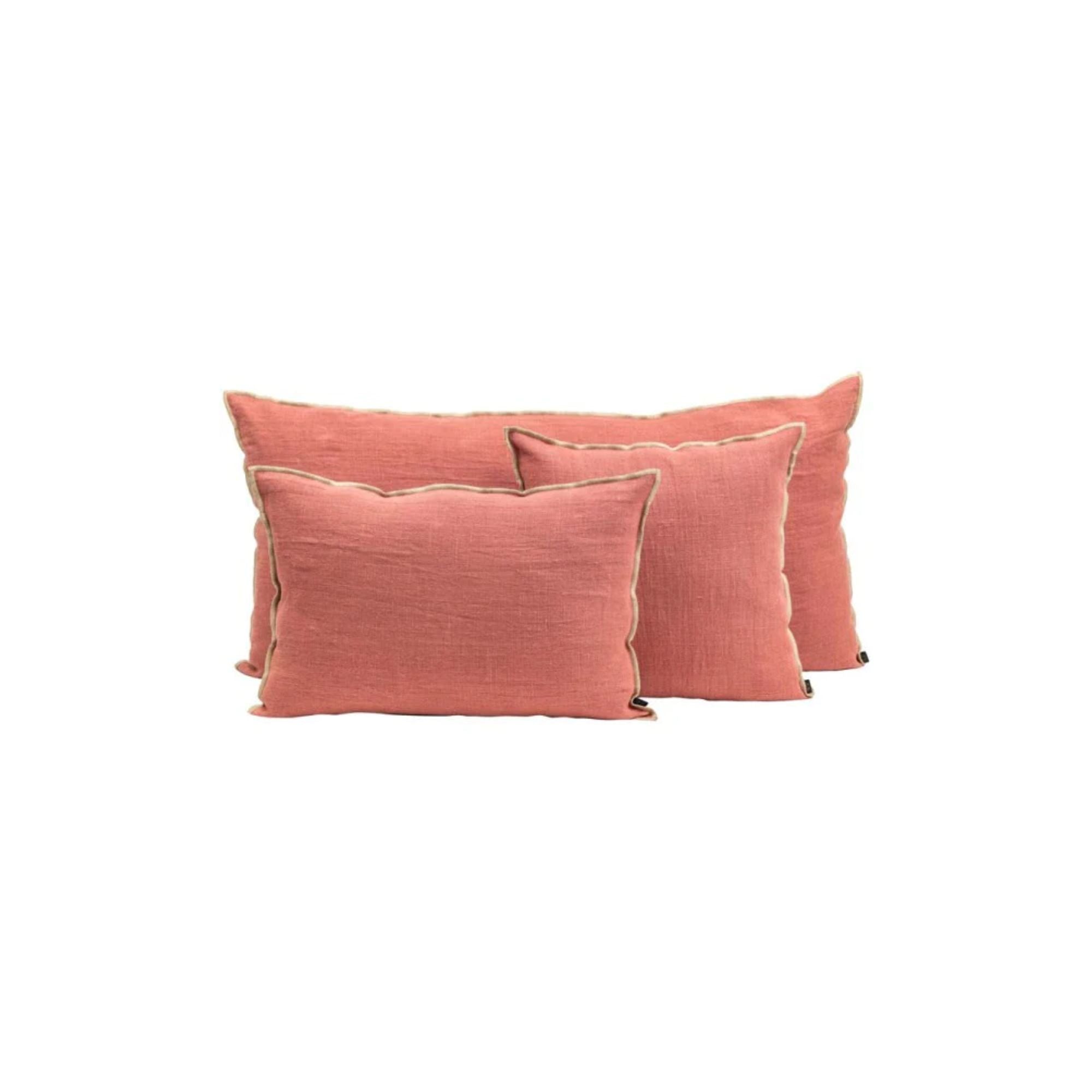 Housse de coussin Haomy - Chennai Bois de rose - Rectangle 40 x 60 cm