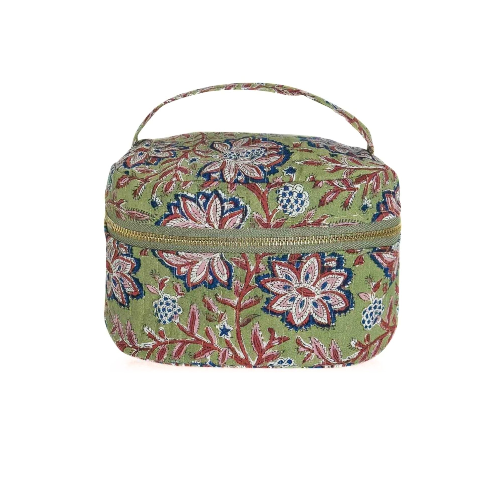 Jamini Design, Trousse Vanity - Louise Vert Tilleul