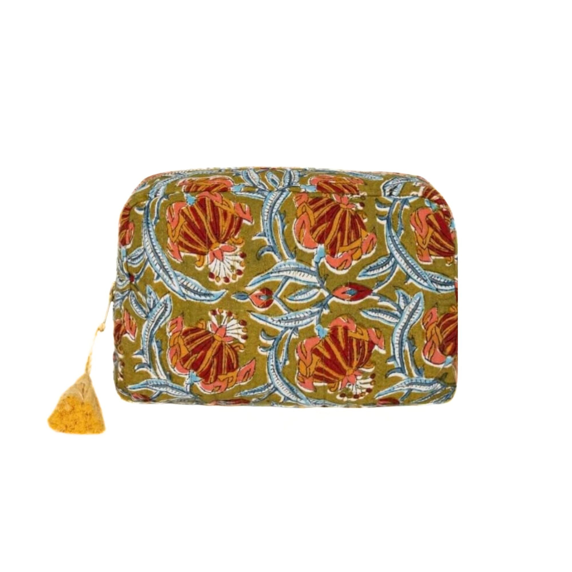 Jamini Design, Trousse moyenne - Jaipur olive