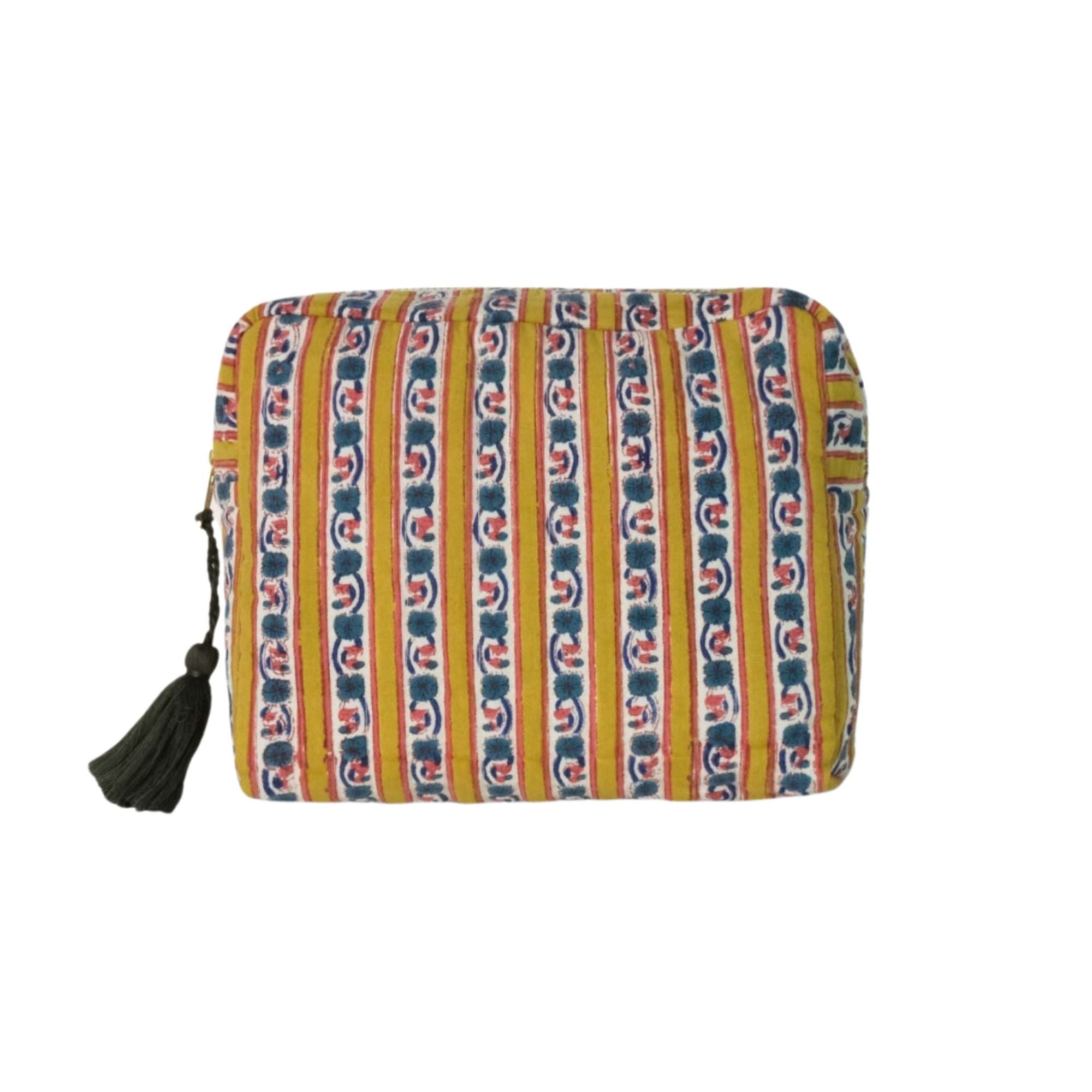 Jamini Design , Trousse moyenne - Lizzie Moutarde