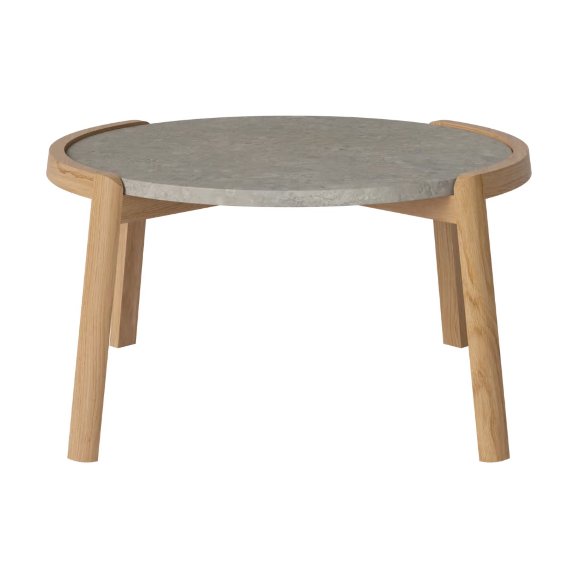 Table basse Bolia MIX - Marbre Grigio Bottarga Ø65 cm