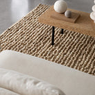 Tapis en laine naturelle Nunamae - Beige | Effet bouclé