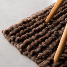 Tapis en laine naturelle Nunamae - Marron | Effet bouclé