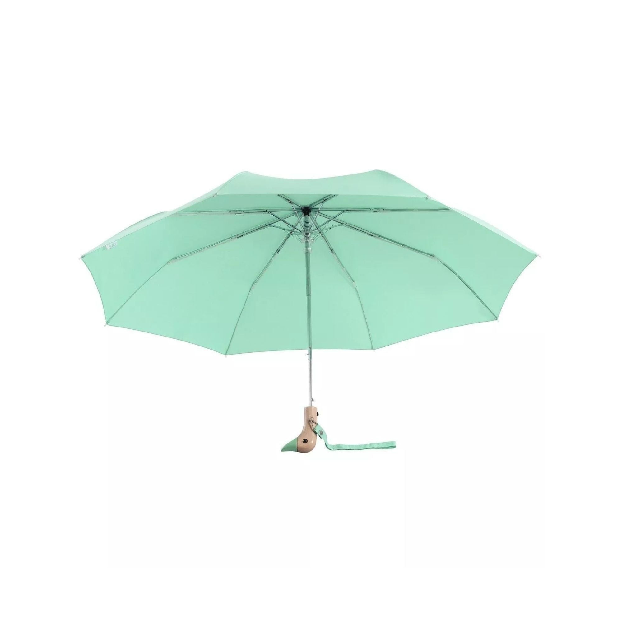 Original Duckhead, Parapluie à manche tête de Canard - Vert Menthe