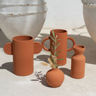 Oustao, Vase en céramique - Ambre Terracotta