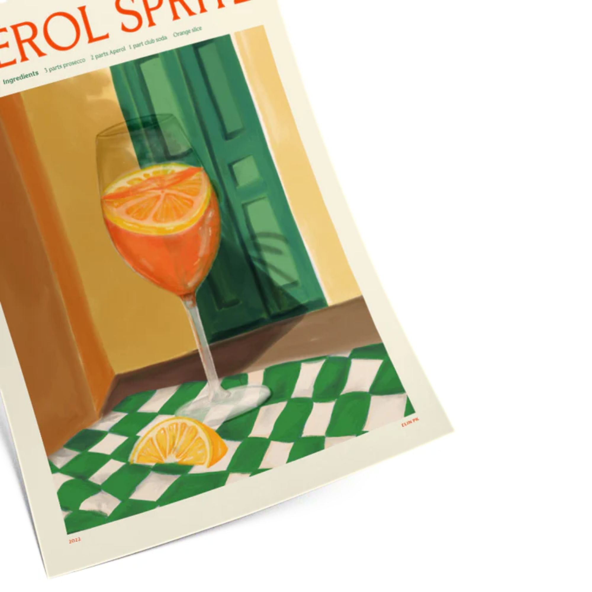 PSTR Studio, Affiche - Elin PK, Aperol Spritz