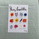 Petite carte A6 Fleurs Comestibles Ellimac Pinson 