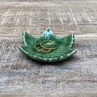 Porcelaine japonaise - Coupelle Feuille Verte