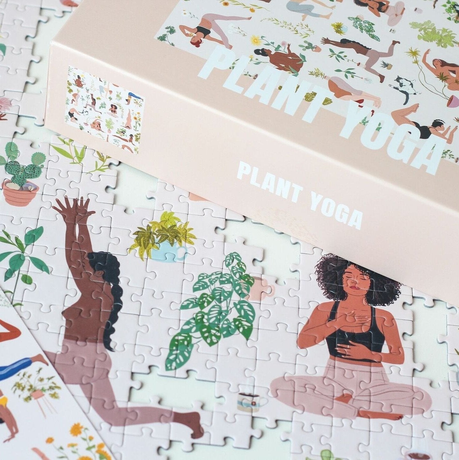 Puzzle Piecely 1000 pieces - Plant Yoga