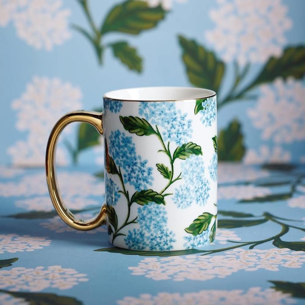 Hydrangea hot mug