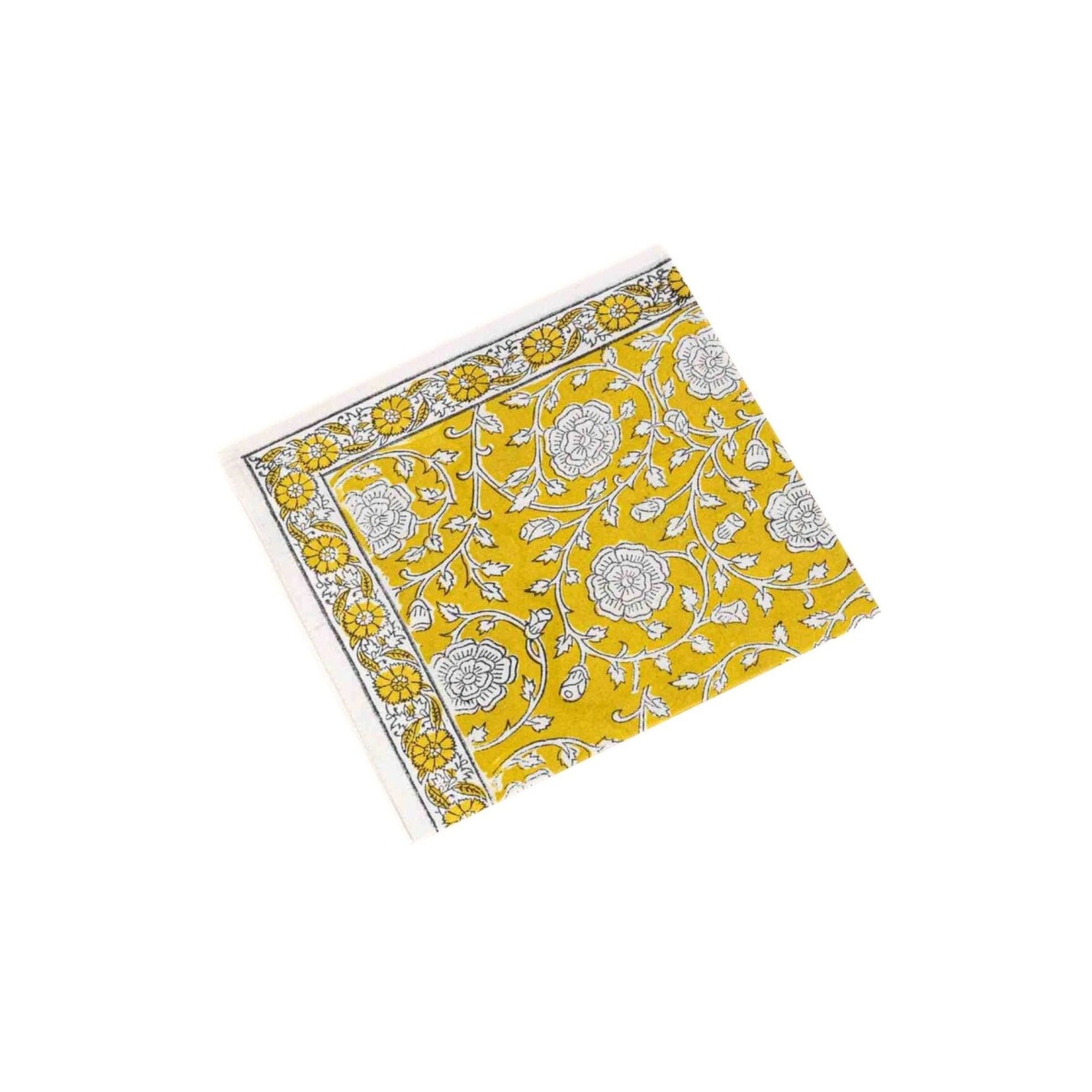 Jamini Design , Serviette de table - Banna Jaune