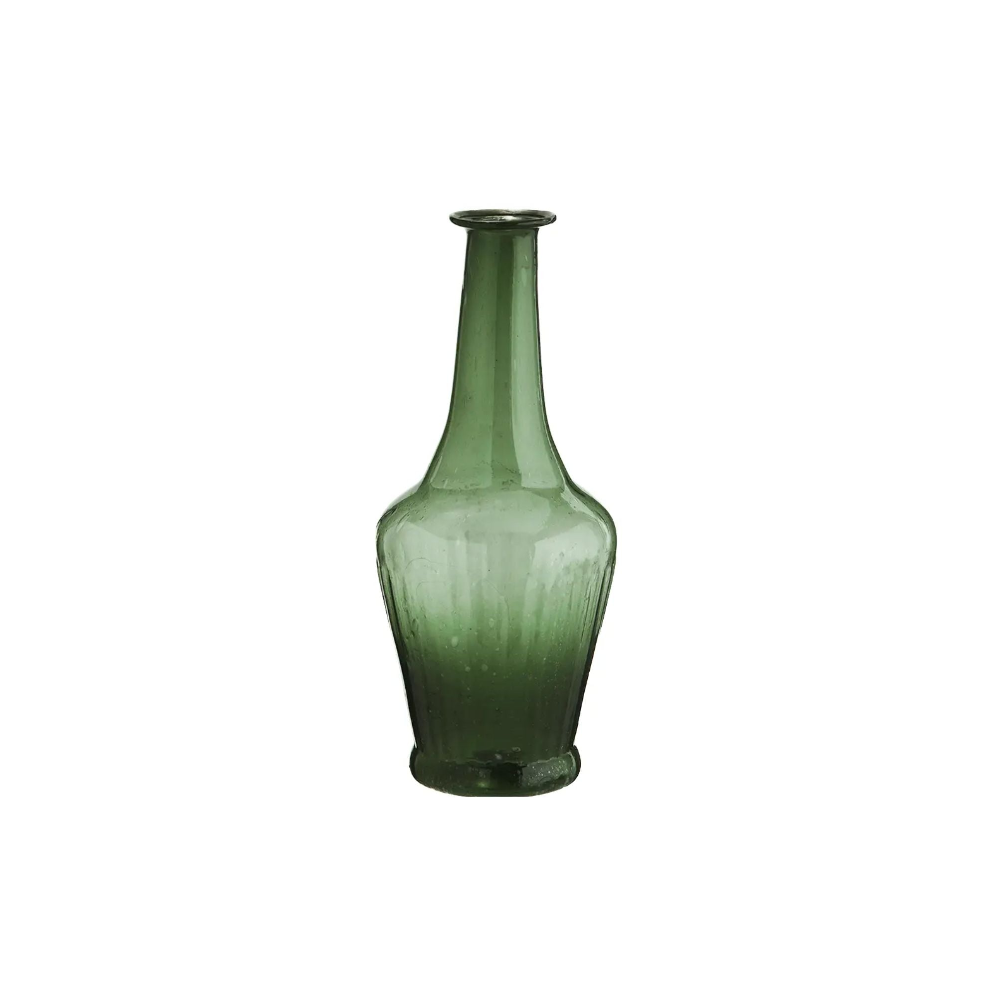 Madame Stoltz - Vase Bouteille Vert 